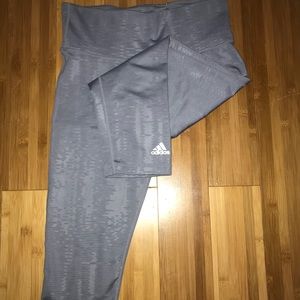 grey adidas leggings